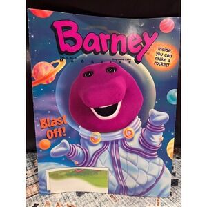 VTG Barney Magazine Vol 2 No 6 May/June 1998 Blast‎ Off! Space Rockets Kids Show
